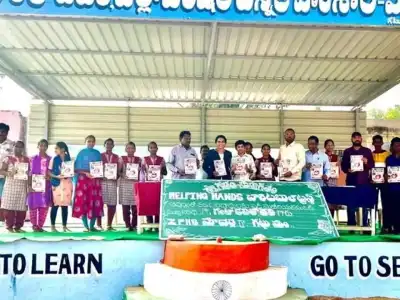 Helping Hands Trust Provides Study Materials to 3,000 Students in Gattu Mandal