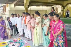 Hindu Utsava Samiti organizes Rangoli competitions