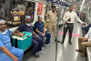 Hyderabad: Heart and Lungs of Accident Victim Transported Through Metro and ORR to Save Lives