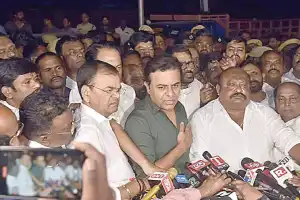 KTR challenges CM Revanth to take a lie detector test in ACB and ED cases