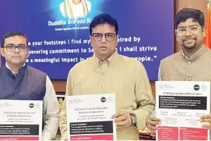 Minister launches poster for Skill Sprint training program