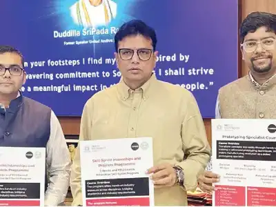 Minister launches poster for Skill Sprint training program