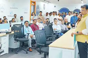 Minister Sridhar Babu promotes Hyderabad as a growing tech hub