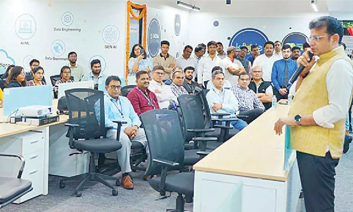Minister Sridhar Babu promotes Hyderabad as a growing tech hub