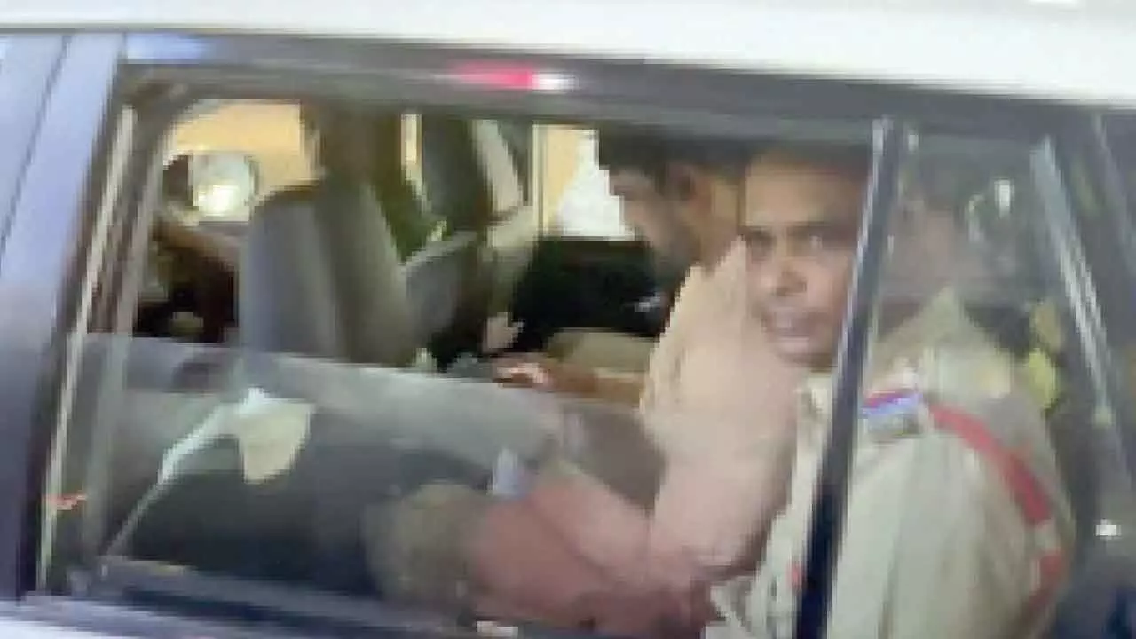 MLA Kaushik Reddy taken into custody by Karimnagar police