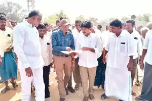 MLA reviews progress of Nettempadu project