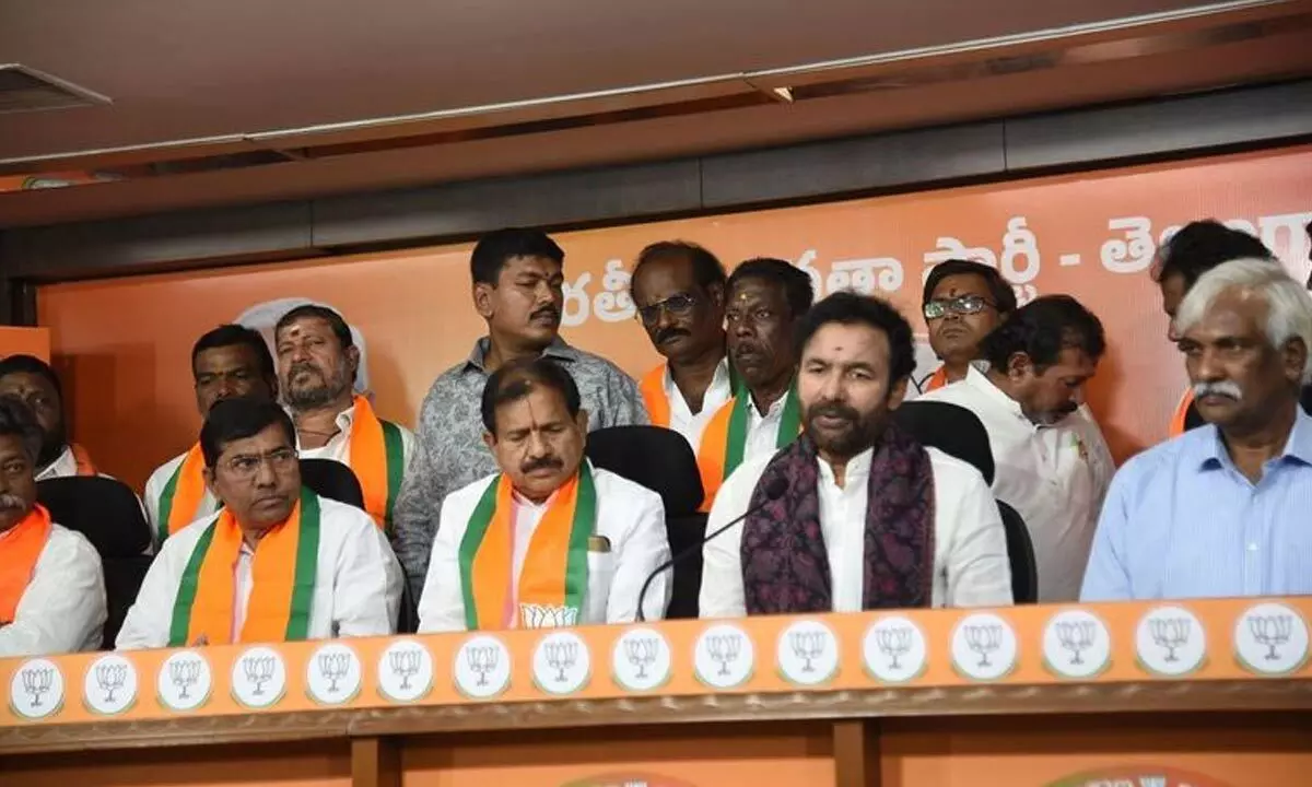 Only a double-engine government can bring development to Telangana, says Kishan Reddy