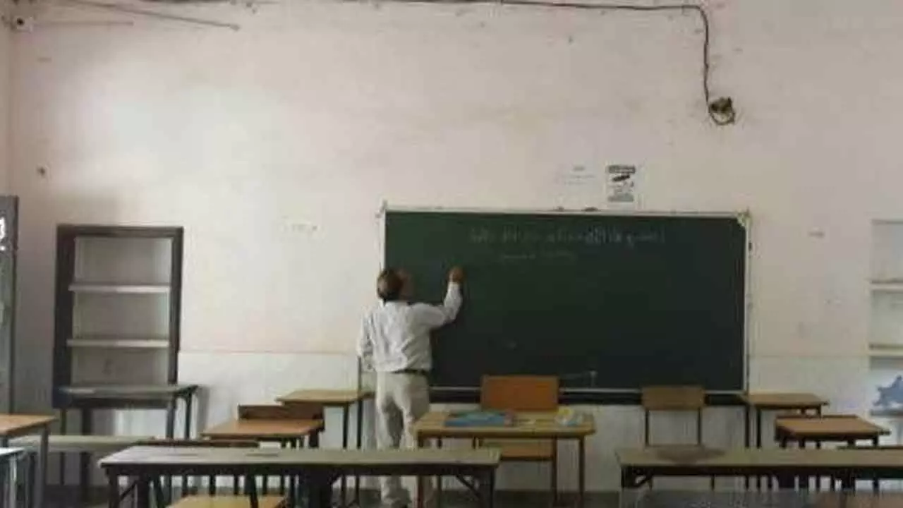 Over 2,000 teachers assigned to empty classrooms in 2,097 schools in Telangana: Report