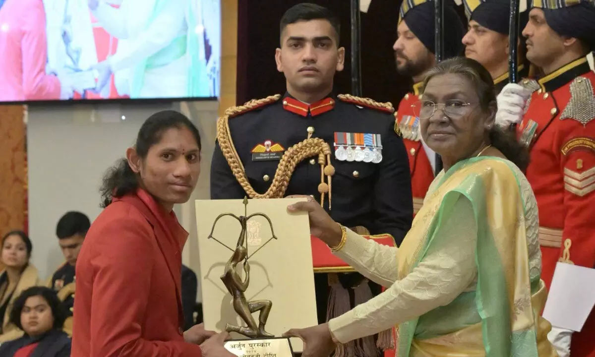 Para Olympian Deepti Jeevanji Honored with Arjuna Award, CM Revanth Reddy Sends Congratulations