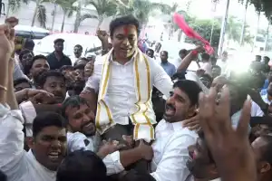 Police file case against KTR over unauthorized rally