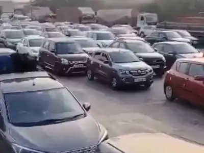 Post-Sankranti Traffic Congestion on Hyderabad-Vijayawada Highway