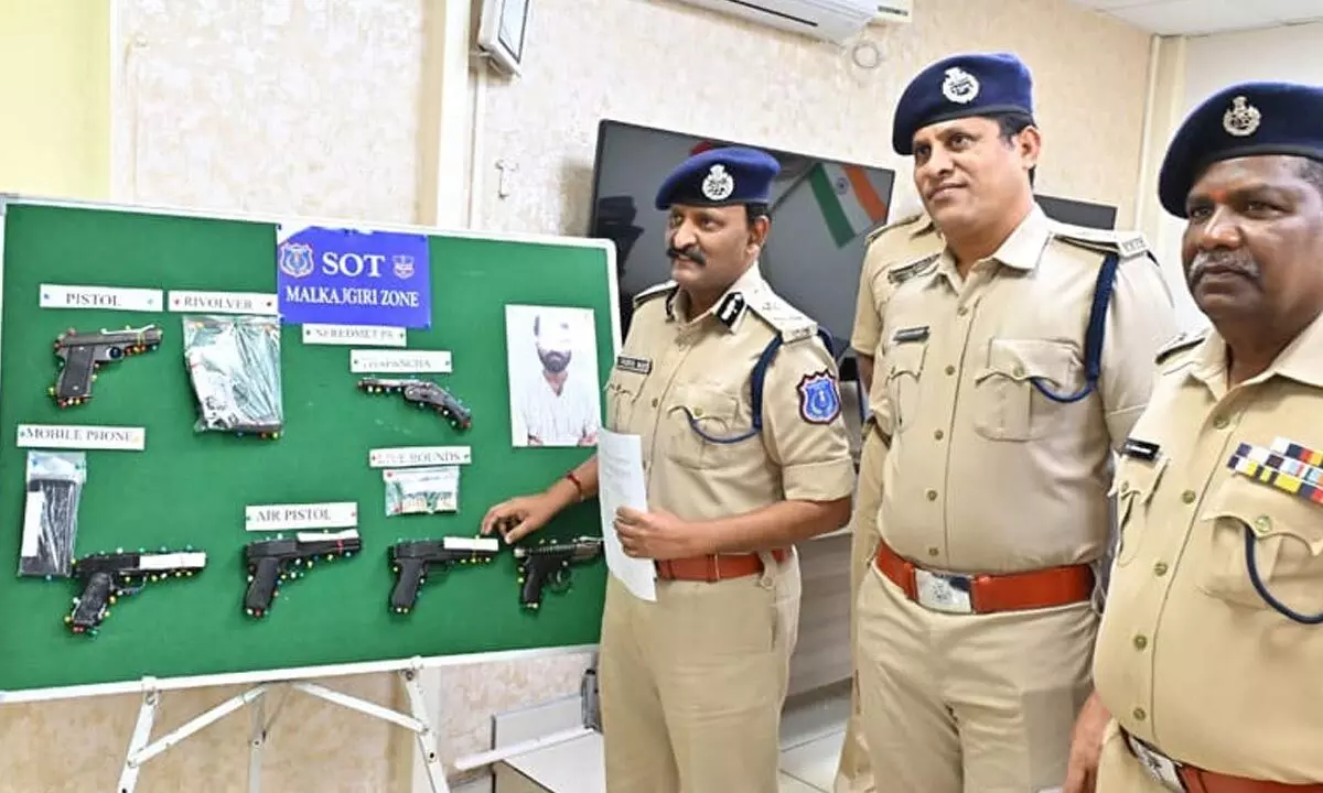 Rachakonda police arrest man for selling homemade pistol