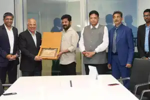 Revanth Reddy and Sridhar Babu meet Capital Land Group, reveal big investment plans for Hyderabad