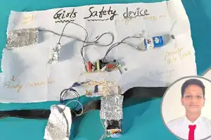 Teen creates shoe device to deter attackers