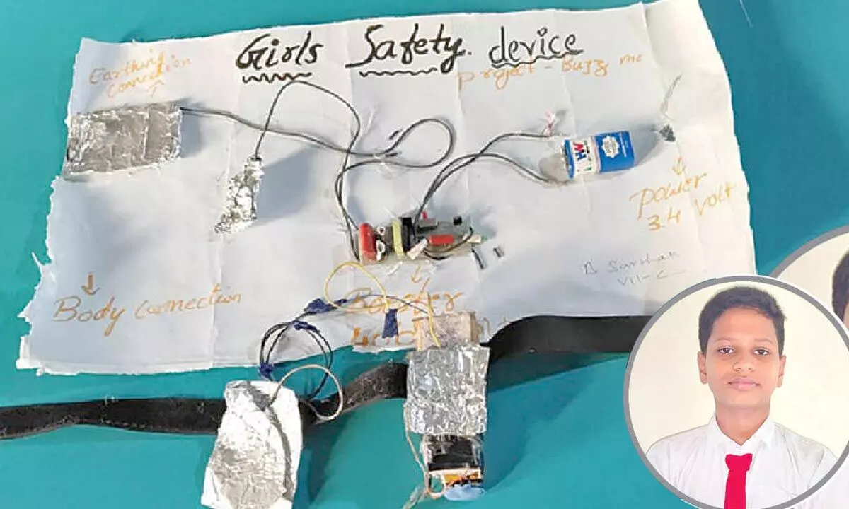 Teen creates shoe device to deter attackers