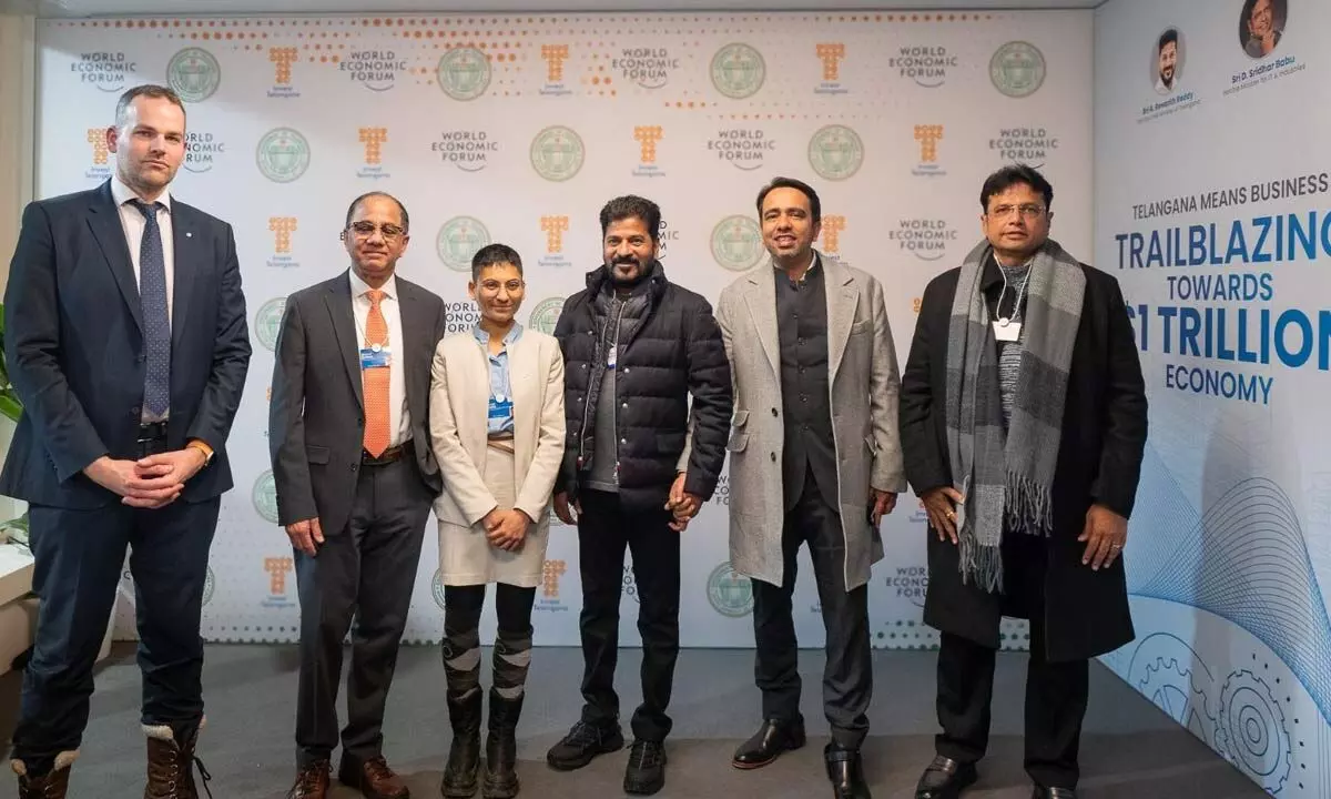 Telangana Pavilion grabs attention at Davos WEF meet