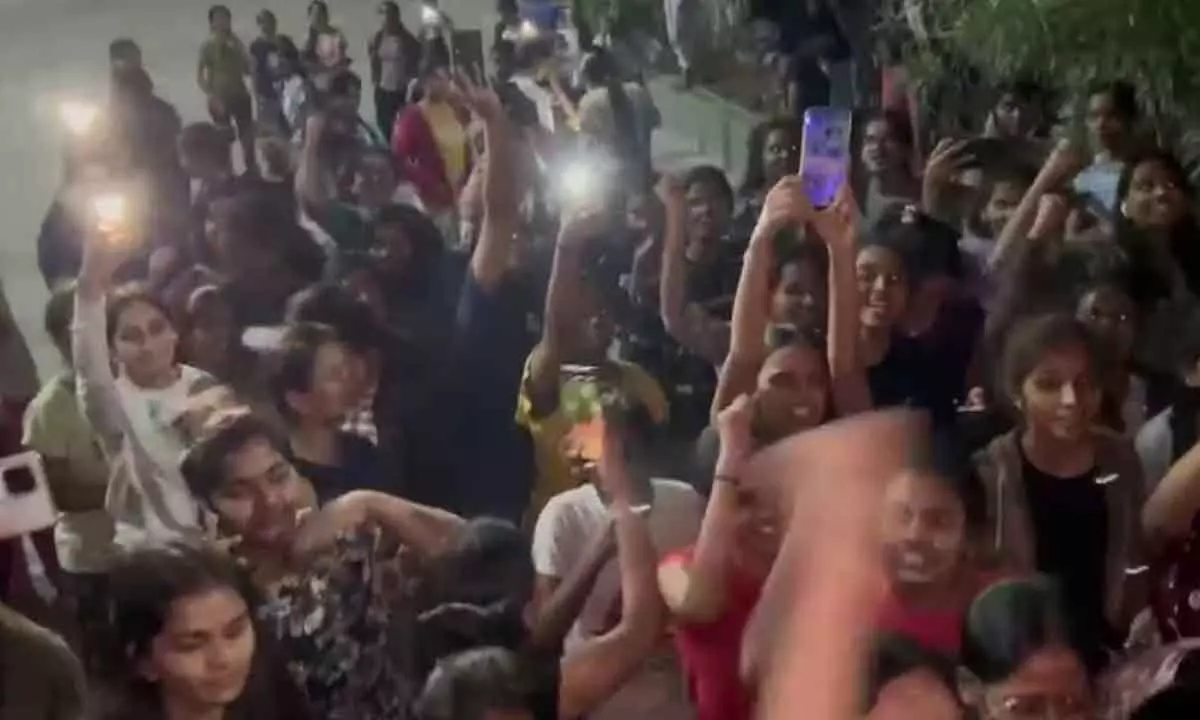 Tension at CMR College as NSUI Activists Enter Women’s Hostel