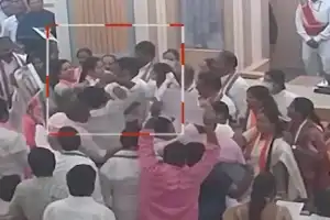 Tensions Rise as BRS and Congress Members Clash at GHMC Council Meeting