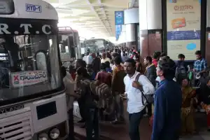 Train travelers struggle with ticket issues before Sankranti