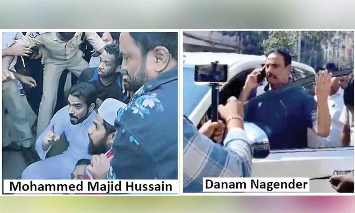 Two city MLAs escalate protest against demolition drive