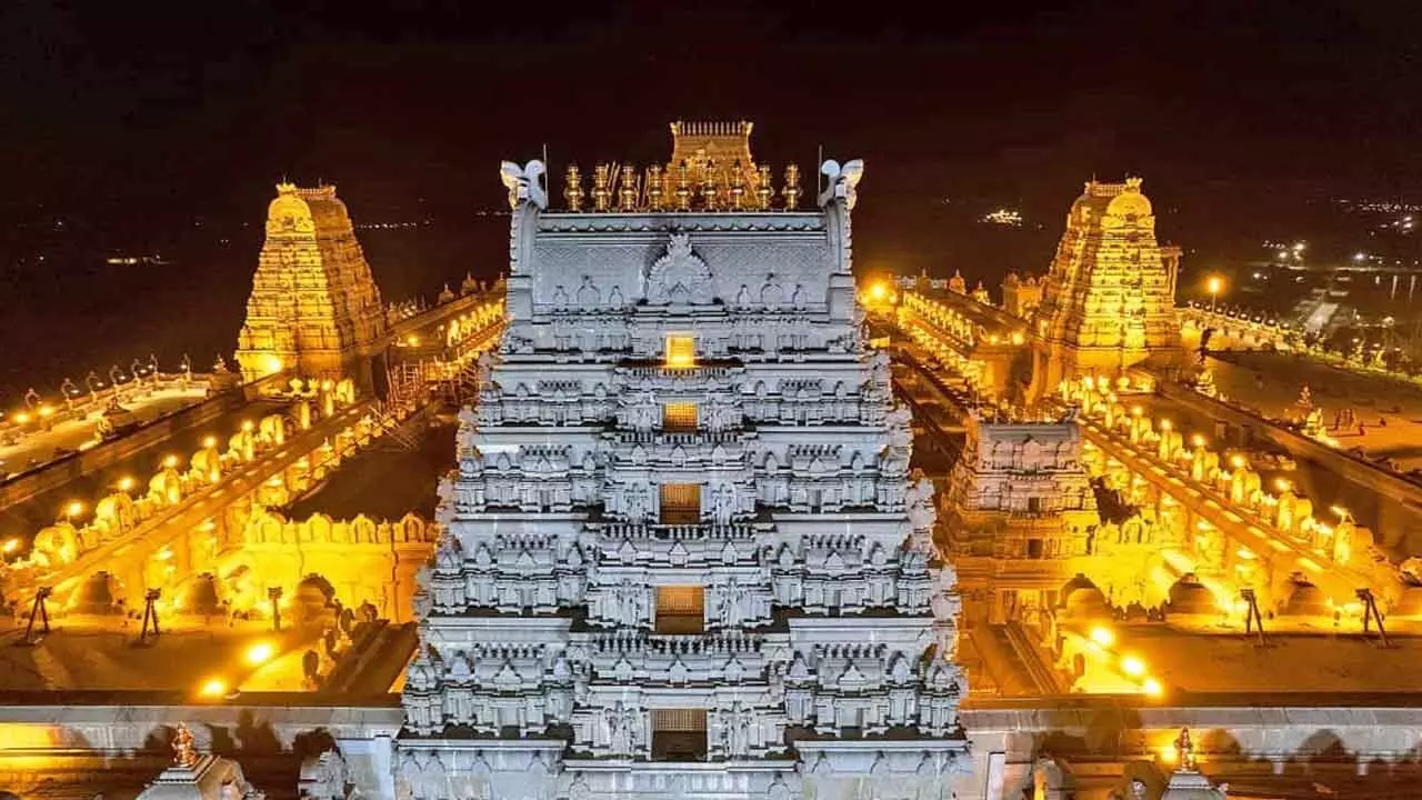 Vaikuntha Dwara Darshan in Yadagirigutta on January 10