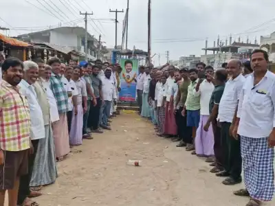 Weavers Honor Telangana CM Revanth Reddy’s Welfare Efforts with Milk Ritual in Aiza.