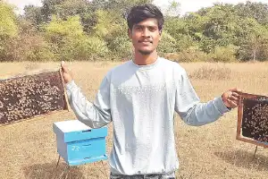 Young entrepreneur finds success with organic honey production