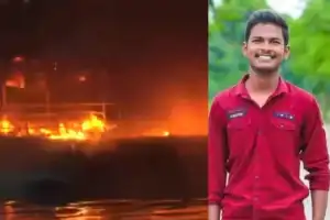Youngster Missing After Fire Incident on Hussain Sagar Boat