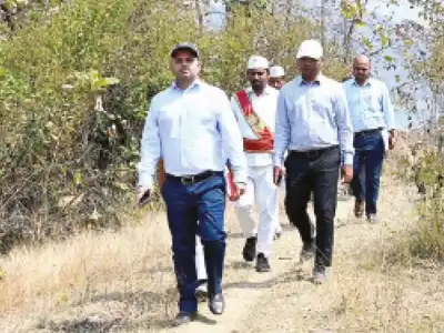 Bhupalapally Collector inspects schools in forest area