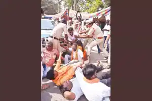 BJP leaders detained during MLC polls