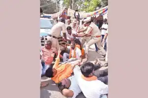 BJP leaders taken into custody during MLC polls
