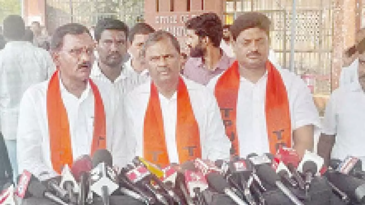 BJP Teachers MLC candidate Komaraiah submits nomination
