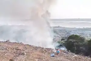 Burning Trash on Godavari Banks Raises Health Concerns