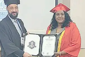 City advocate awarded honorary doctorate from US university
