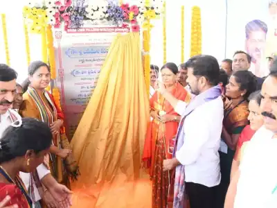CM Revanth Opens Unique Mahila Samaikya Petrol Bunk in Narayanpet