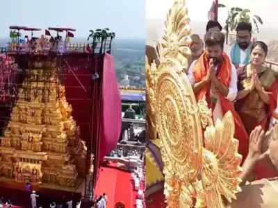 CM Revanth Reddy Attends Maha Kumbhabhishekam at Yadagirigutta