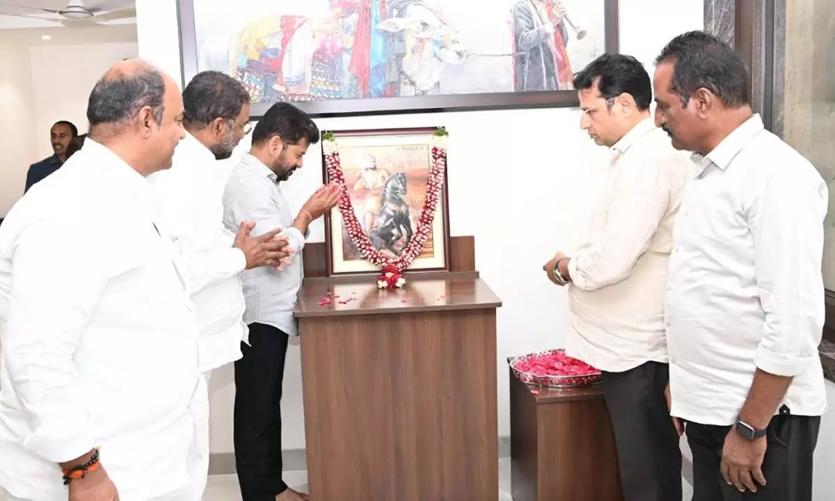 CM Revanth Reddy Honors Chhatrapati Shivaji Maharaj on His Jayanti