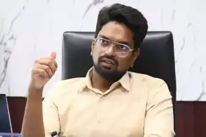 District Collector Adarsh Surabhi urges people to avoid buying overpriced illegal sand and supporting illegal traders.