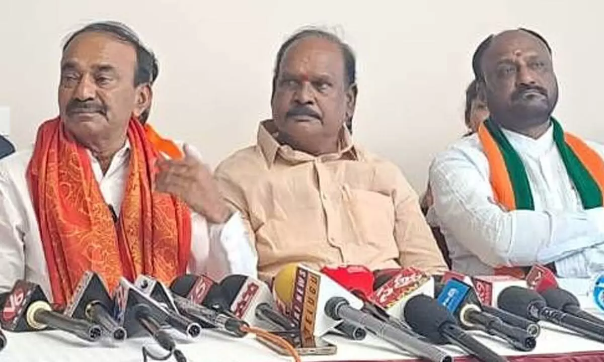 Eatala calls BC census in Telangana a political drama