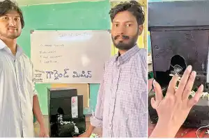Engineer creates innovative garland-making machine