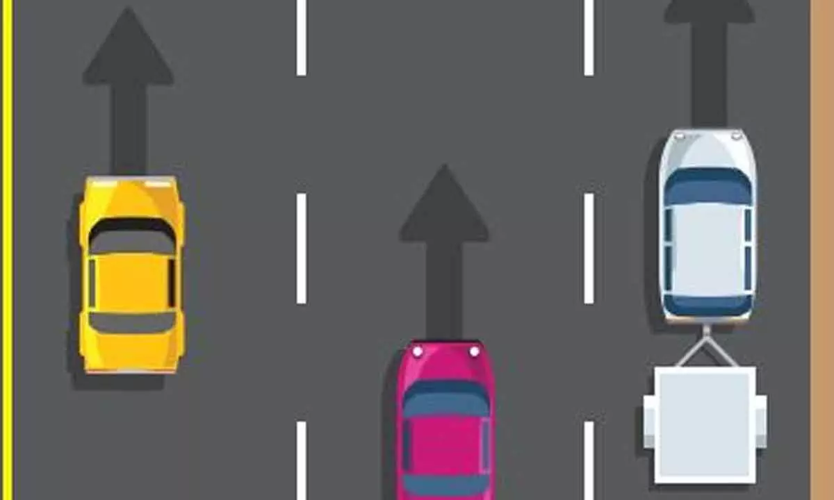Following lane discipline is essential