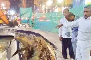 Goshamahal Nala collapses again, residents urge urgent repairs