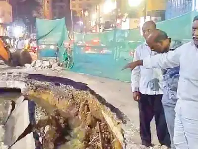 Goshamahal Nala collapses again, residents urge urgent repairs