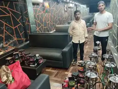 Hyderabad police raid hookah parlour, arrest two