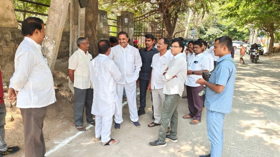 MLA Arekapudi Gandhi Lays Foundation for ₹11.55 Crore Storm Water Drain in Kondapur