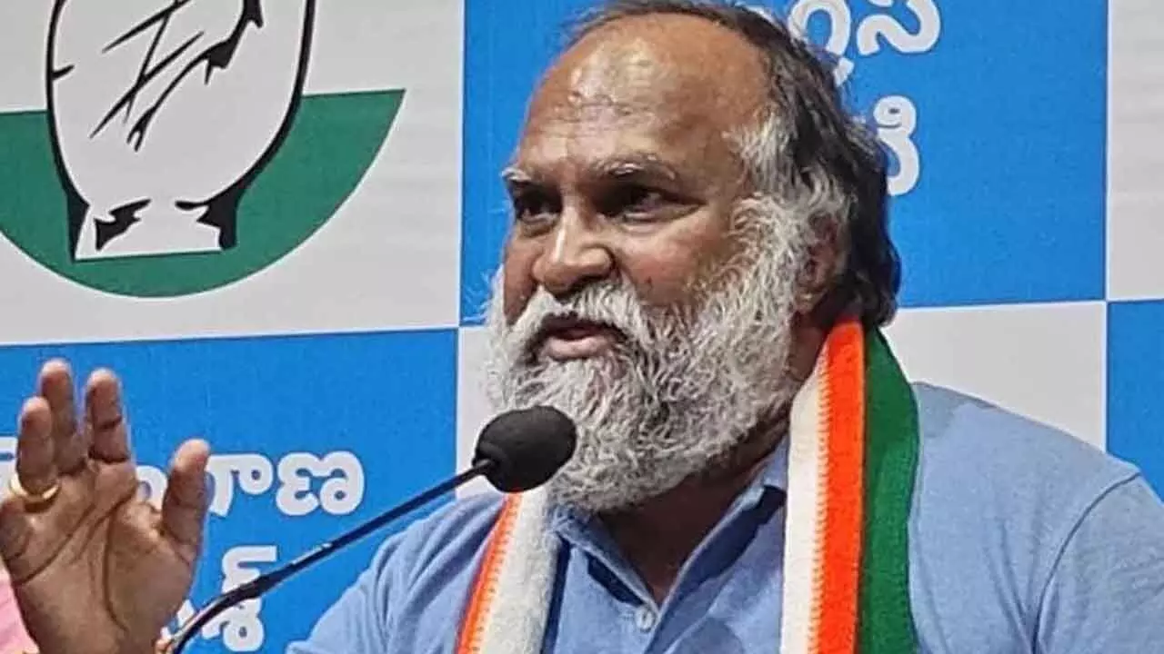 Jagga Reddy Criticizes BJP Leaders for Doubting Sonia Gandhi’s Loyalty to India
