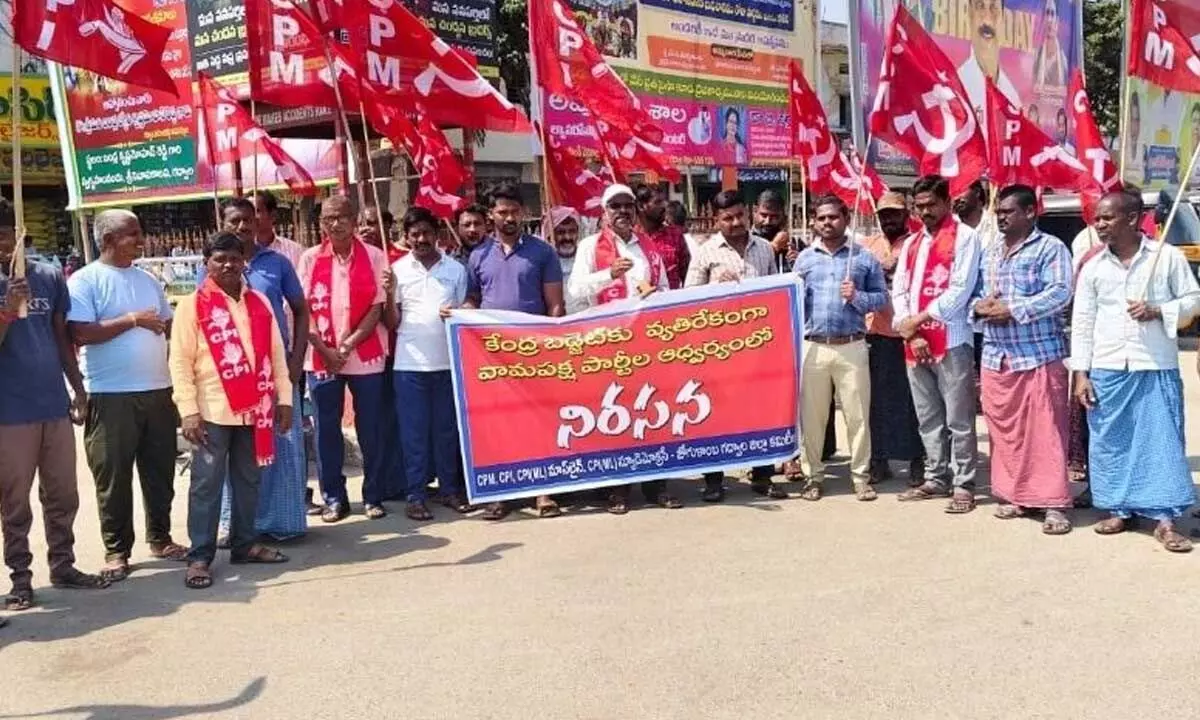 Left parties call for changes to Union budget