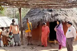 Mission Bhagiratha DE Hemalatha urges to prevent water shortage for Nallamala Chenchus.