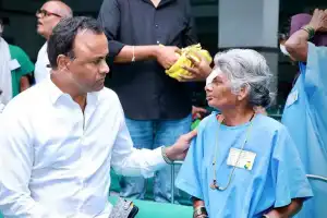MLA Rajagopal praised for organizing free eye surgery camps
