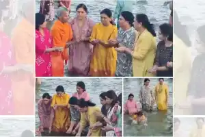 MP D.K. Aruna Takes Sacred Dip at Maha Kumbh Mela, Calls It a Blessing.